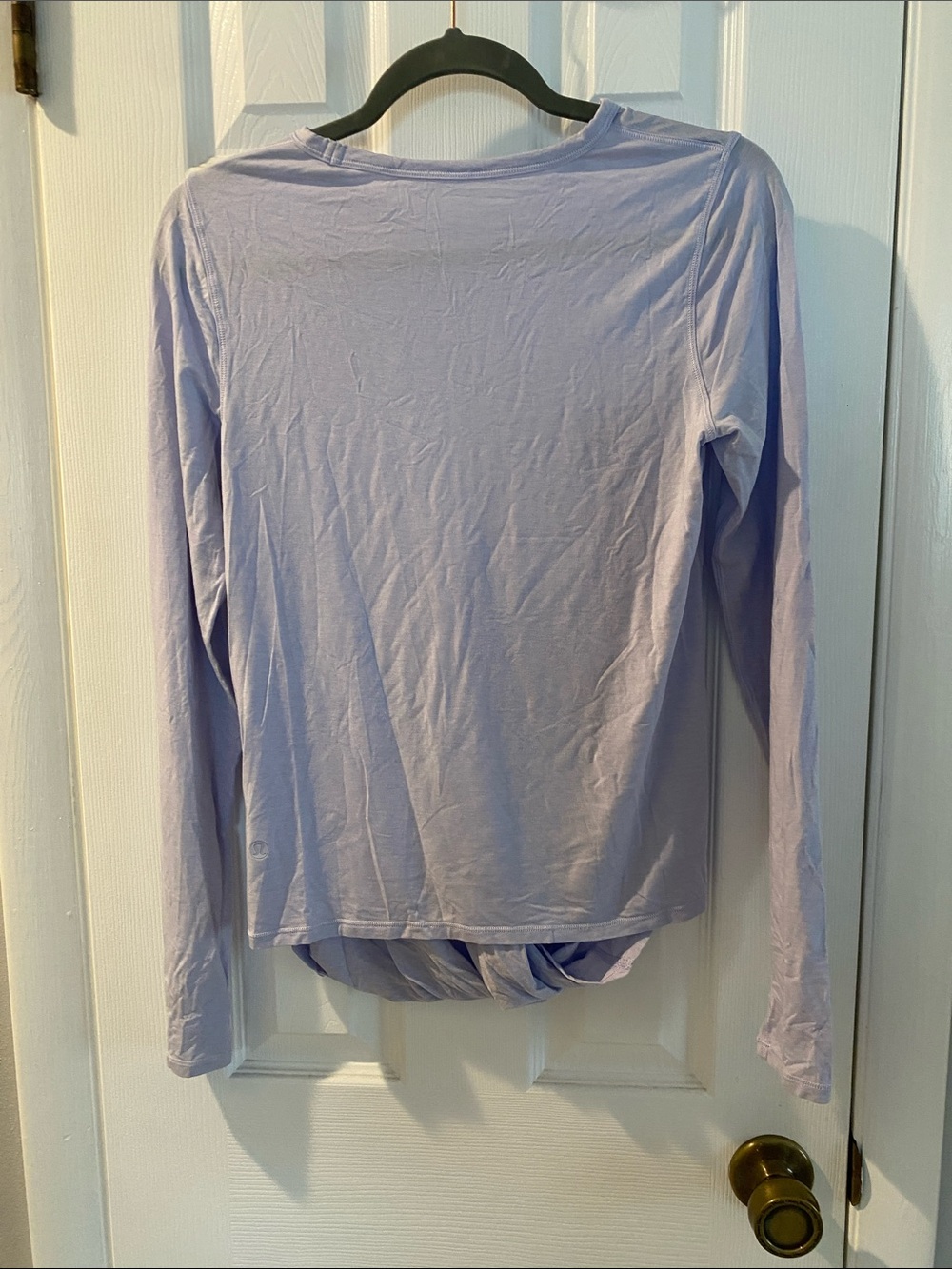 lululemon athletica Long Sleeve Twist-Front Top - Light Lavender - Picture 2 of 3